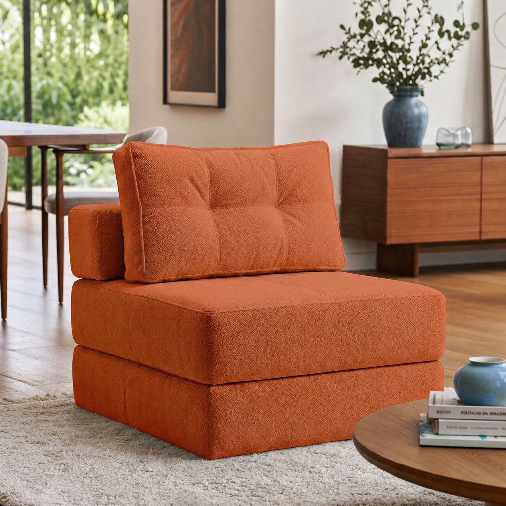 Poltrona Na Caixa Cama Luxo Decorativa Monzac Boucle