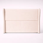 Cabeceira Estofada Diamond Design Orgânico - Bouclé
