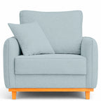 Poltrona Sena em Bouclé, Design Compacto