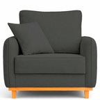 Poltrona Sena em Bouclé, Design Compacto