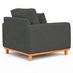 Poltrona Sena em Bouclé, Design Compacto