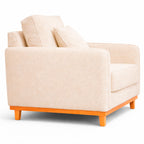 Poltrona Sena em Bouclé, Design Compacto