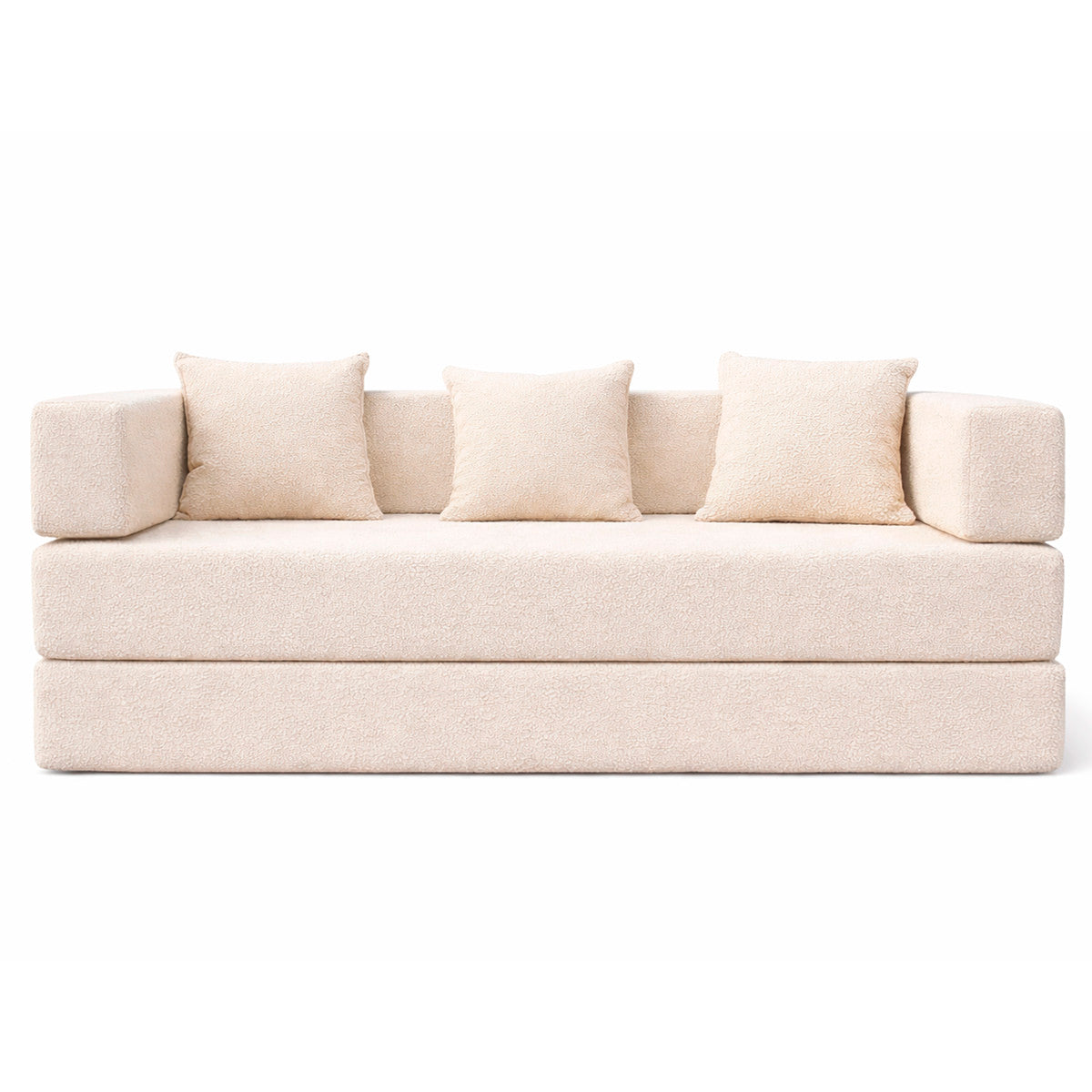 Sofá-Cama Aura Sofá na Caixa em Bouclé, 190 cm