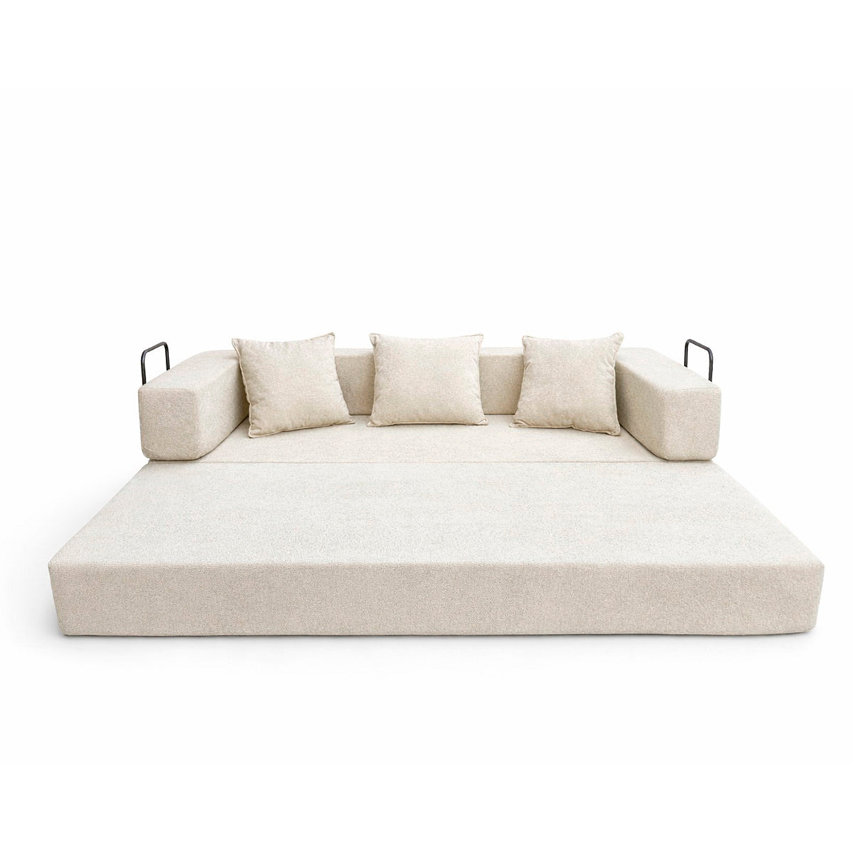 Sofá-Cama Aura Sofá na Caixa em Bouclé, 190 cm