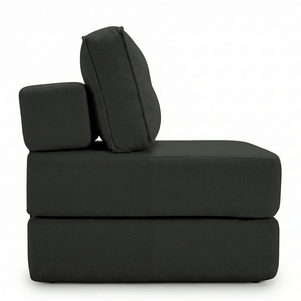 Poltrona Na Caixa Cama Luxo Decorativa Monzac Boucle