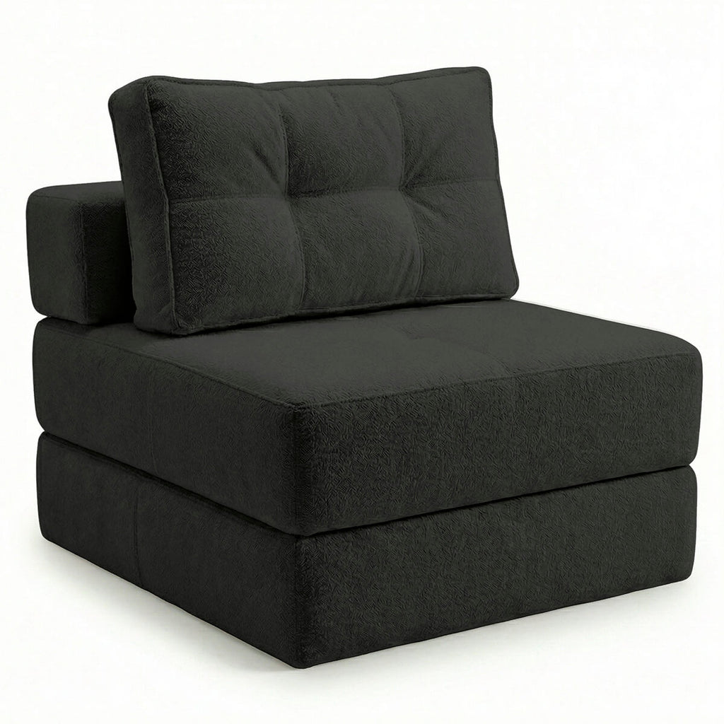 Poltrona Na Caixa Cama Luxo Decorativa Monzac Boucle