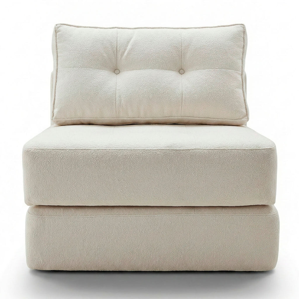 Poltrona Na Caixa Cama Luxo Decorativa Monzac Boucle