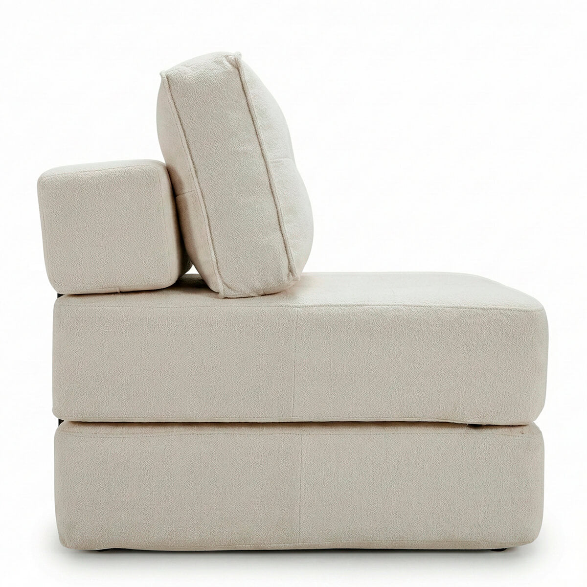 Poltrona Na Caixa Cama Luxo Decorativa Monzac Boucle