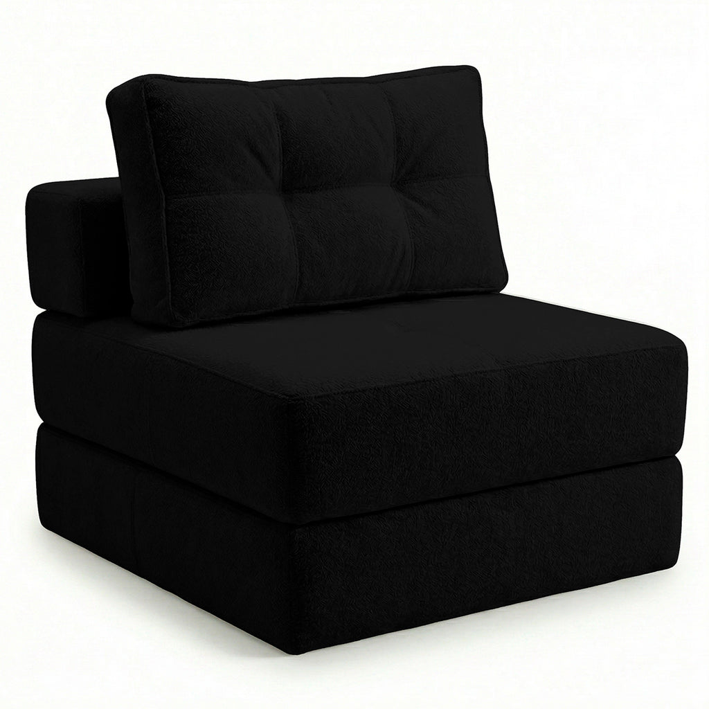 Poltrona Na Caixa Cama Luxo Decorativa Monzac Boucle