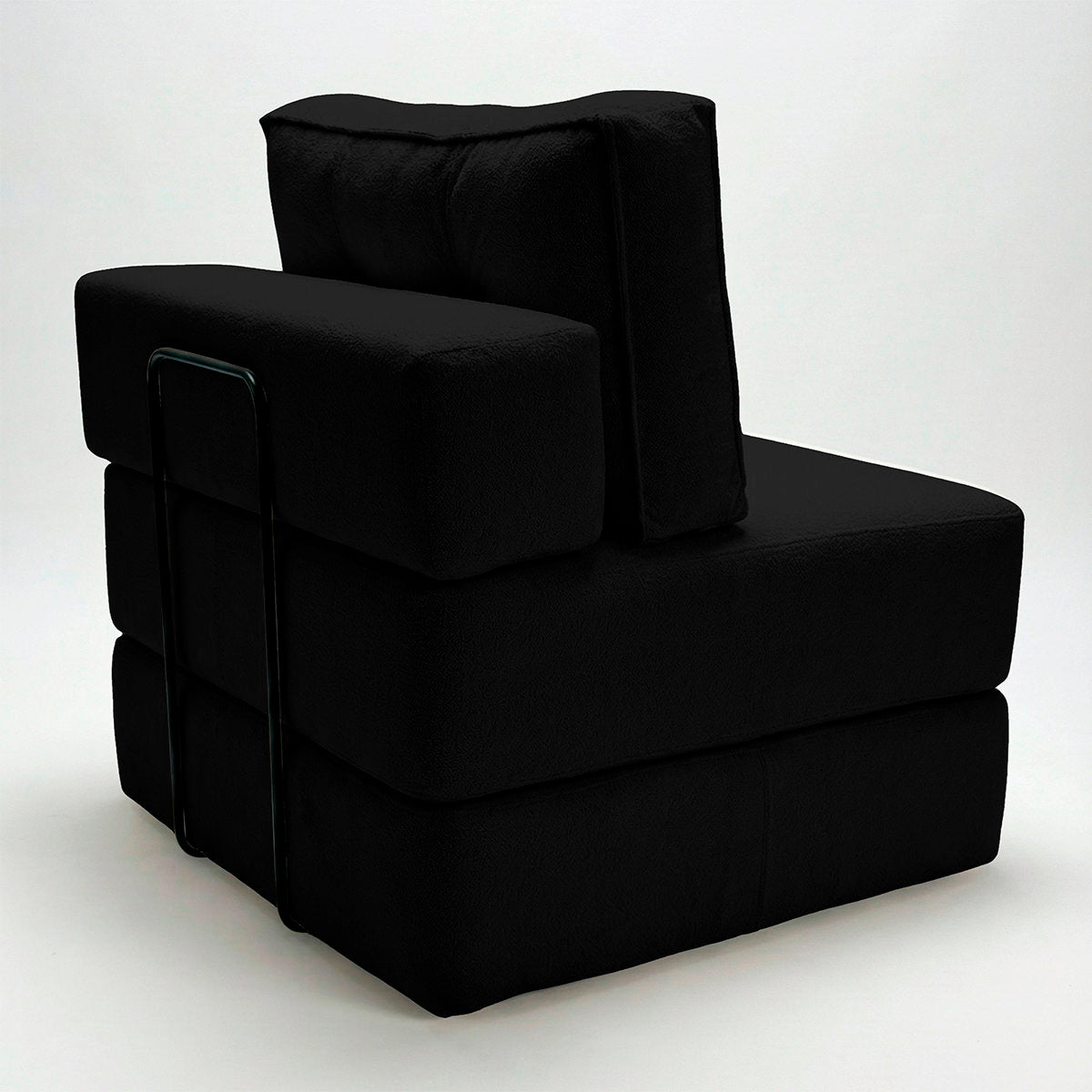 Poltrona Na Caixa Cama Luxo Decorativa Monzac Boucle