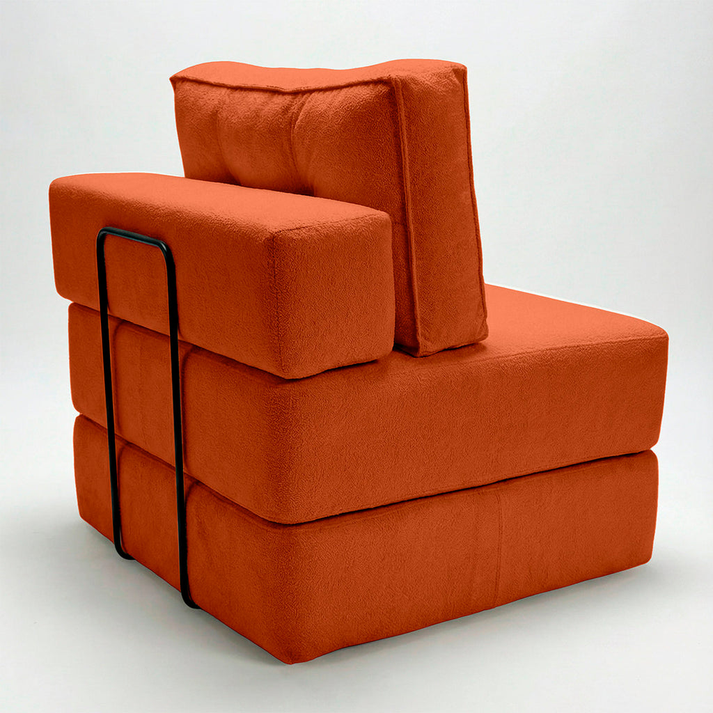 Poltrona Na Caixa Cama Luxo Decorativa Monzac Boucle