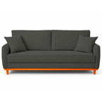 Sofá 2 Lugares Senna Bouclé Sala De Estar Moderno 140 Cm