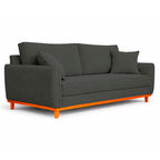 Sofá 2 Lugares Senna Bouclé Sala De Estar Moderno 140 Cm