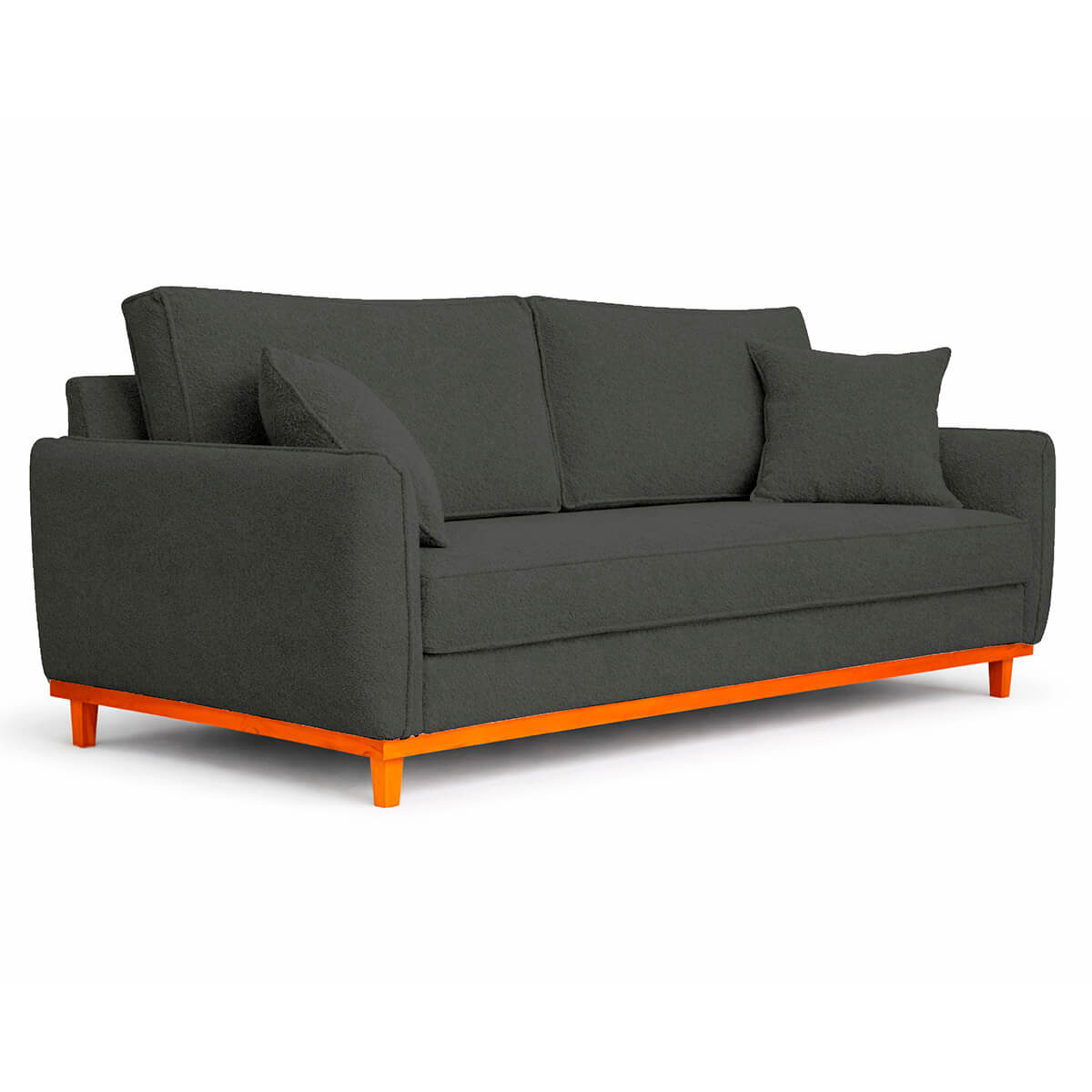 Sofá 2 Lugares Senna Bouclé Sala De Estar Moderno 140 Cm