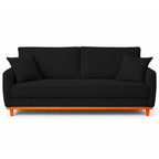 Sofá 2 Lugares Senna Bouclé Sala De Estar Moderno 140 Cm