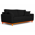 Sofá 2 Lugares Senna Bouclé Sala De Estar Moderno 140 Cm